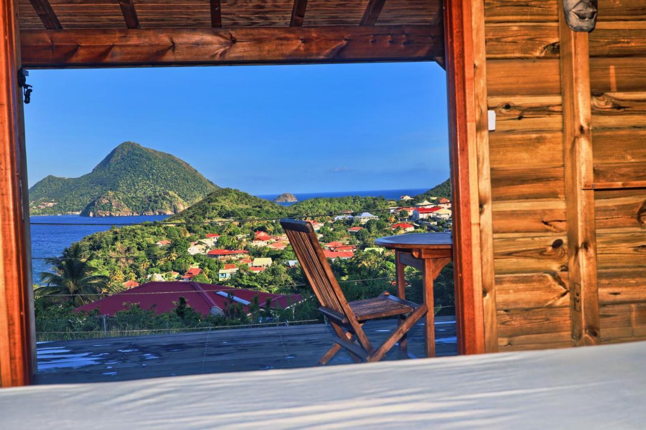 Ti Kaz Anoli Cottage En Bois Avec Vue Sur La Baie Terre-de-Bas Екстериор снимка